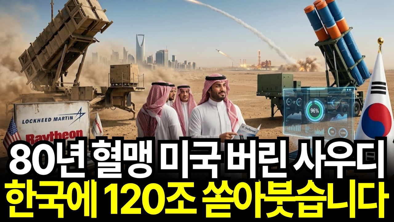 80년 혈맹 미국 버리고 한국에 120조 쏟아붓는 사우디