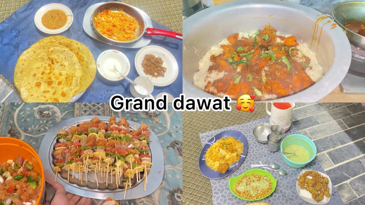 Grand dawat 🥰@by Saheela daily vlog 