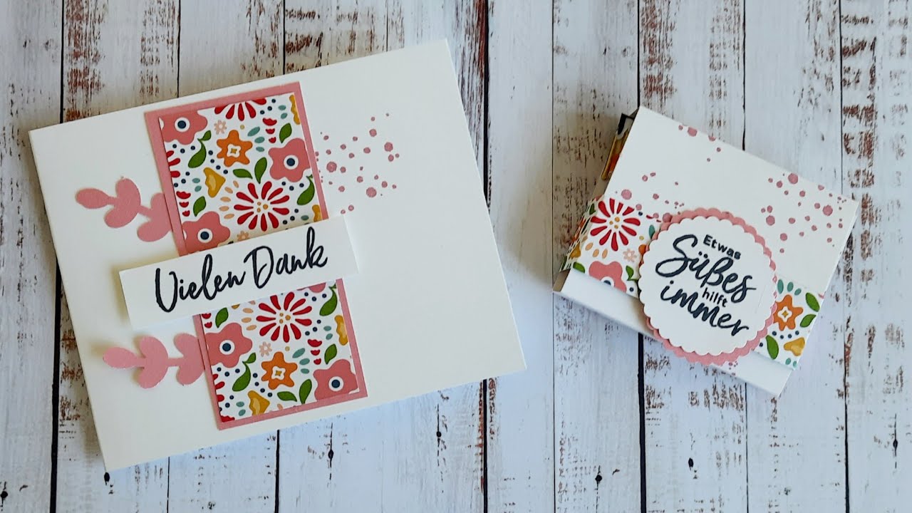 Tischgoodies basteln, Geschenkset basteln, Verpackung für Minischokolade, Gastgeschenk basteln