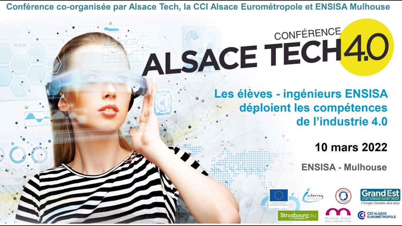 Conférence Alsace Tech / ENSISA - industrie 4.0 🤝