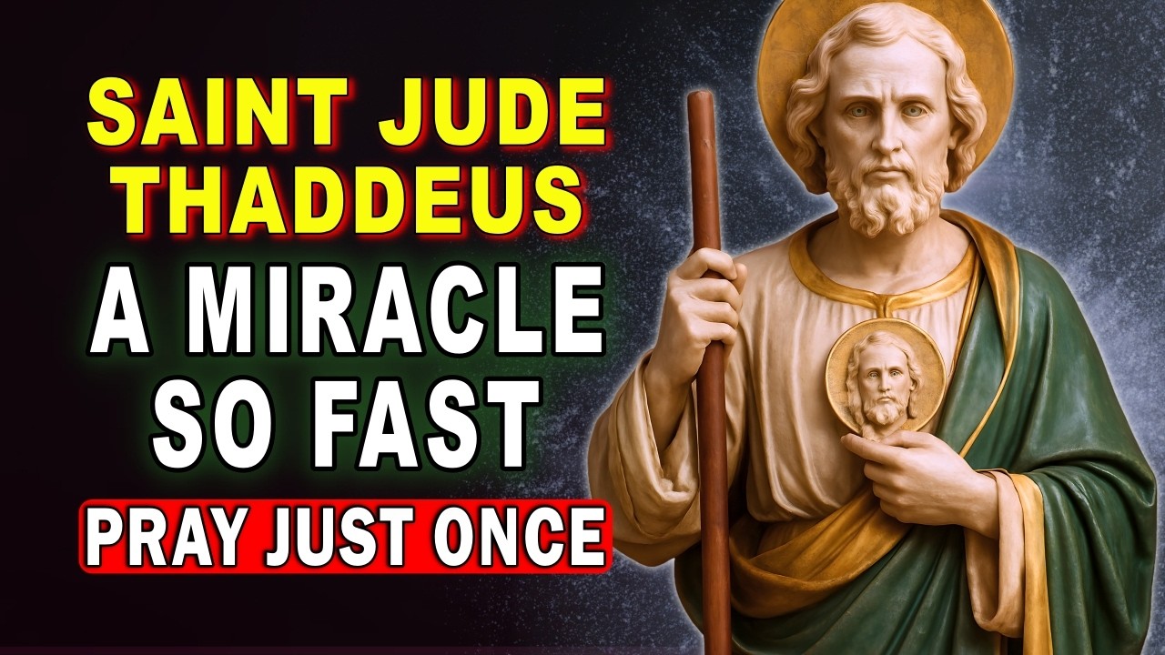 ✝️MIRACULOUS PRAYER to SAINT JUDE THADDEUS 🙏 for Impossible and Desperate Cases