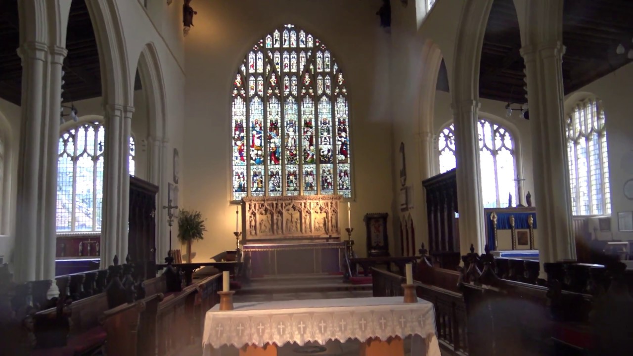 Inside St Peter ad Vincula, Great Coggeshall, Essex, UK