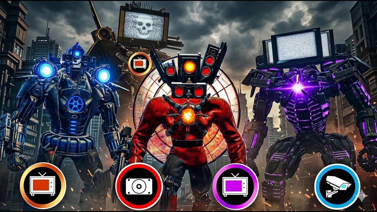 SKIBIDI TOILET 1 - 79 BOSSES vs TITAN CAMERAMAN, TV MAN & SPEAKERMAN