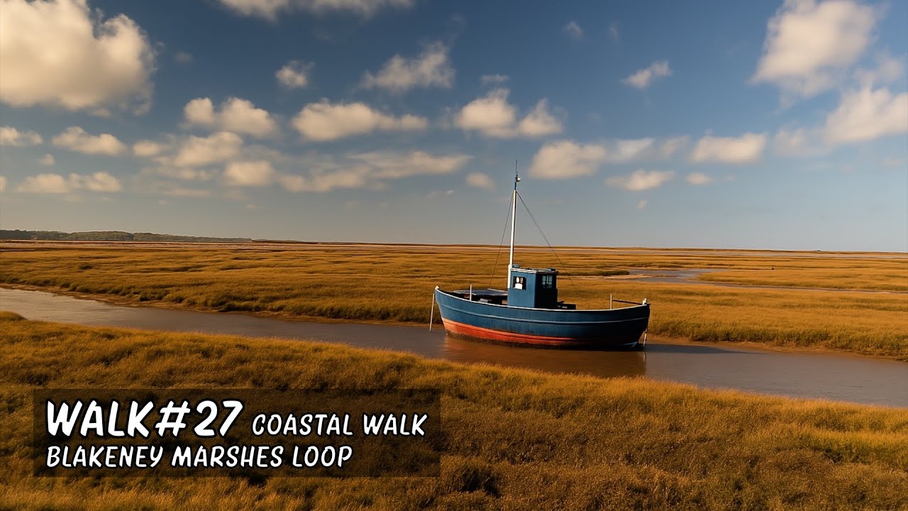 Walk 27 | Blakeney Marshes Loop #walkingtour #coastalwalk #norfolk
