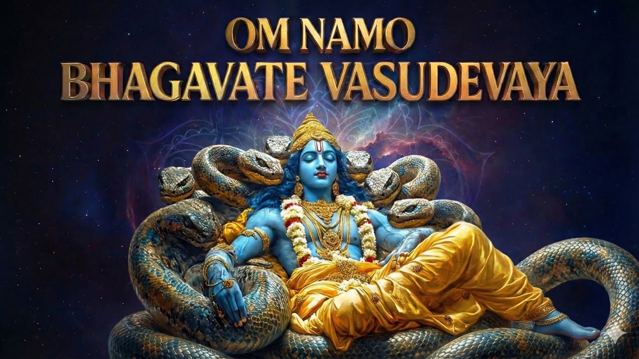 श्री विष्णु महामंत्र (ॐ नमो भगवते)  | Om Namo Bhagavate Vasudevaya | Powerful Krishna Mantra