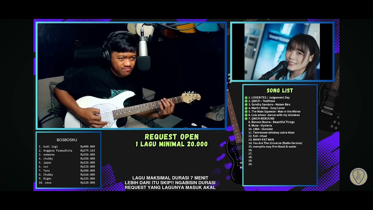 Ade Sulistio ngulik lagu QWER - REBOUND (메아리)┃Guitar Cover