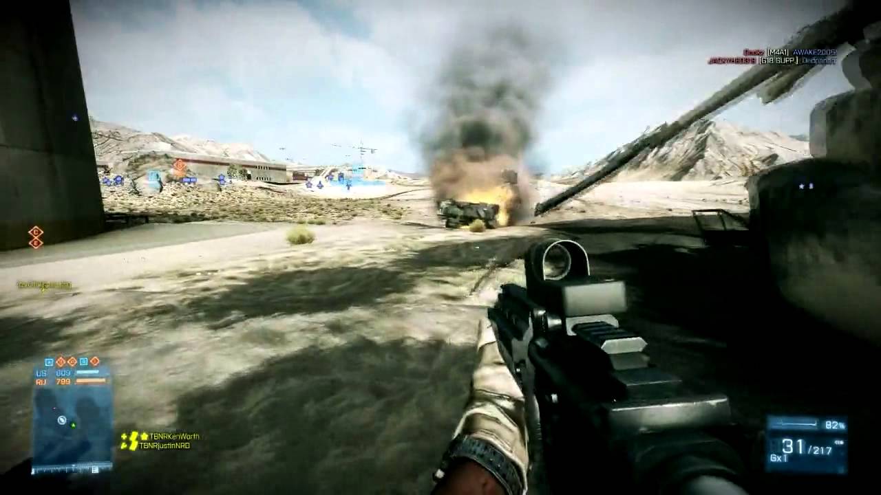 Battlefield 3 with JustinNRD lolol | TBNRKENWORTH
