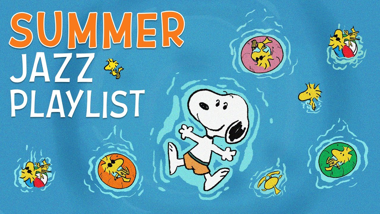 Soothing Summer Jazz🌊🎷 | Snoopy&rsquo;s Chilling Day Tunes