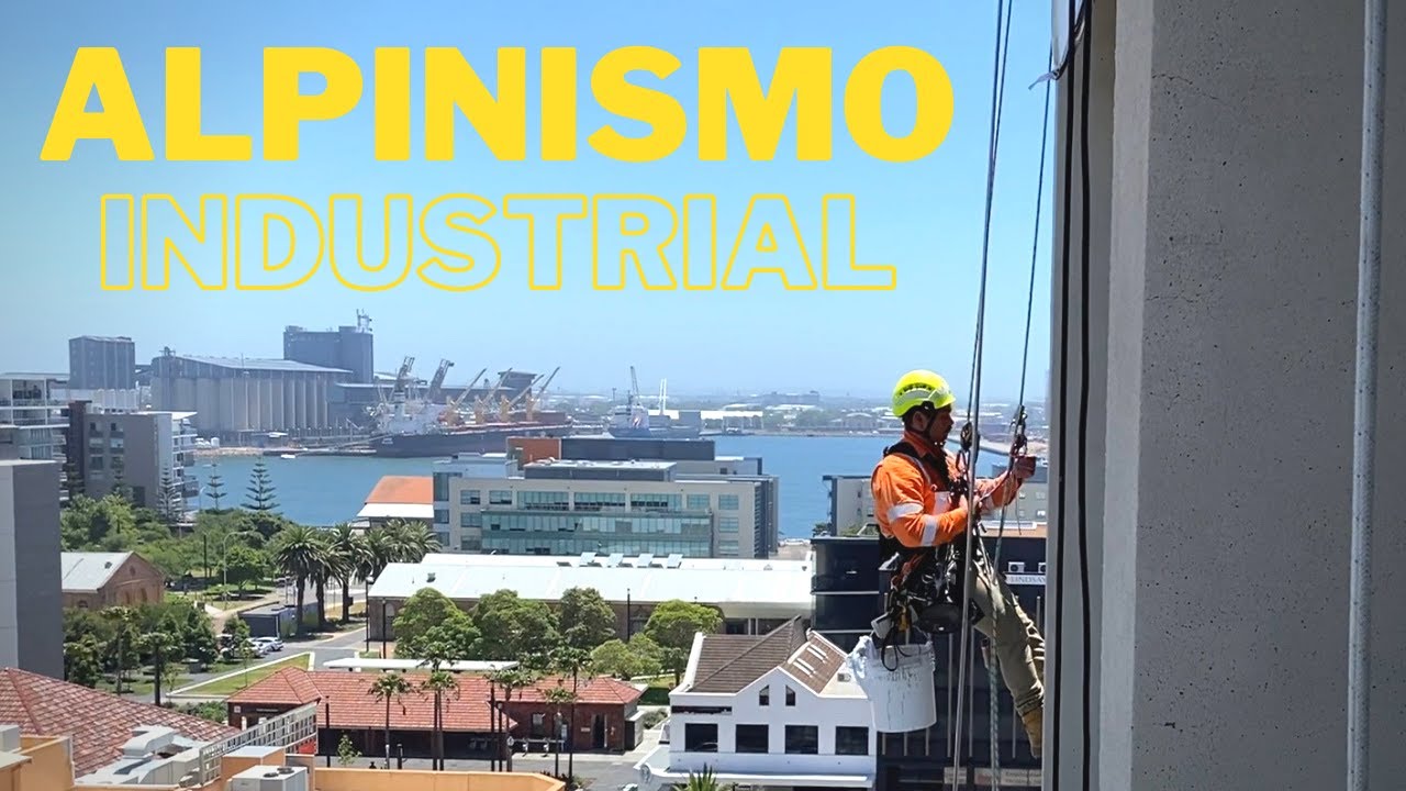 Trabalhando NAS CORDAS! IRATA! ALPINISMO industrial / AUSTRÁLIA  /NAVEGADOR DE MUNDOS