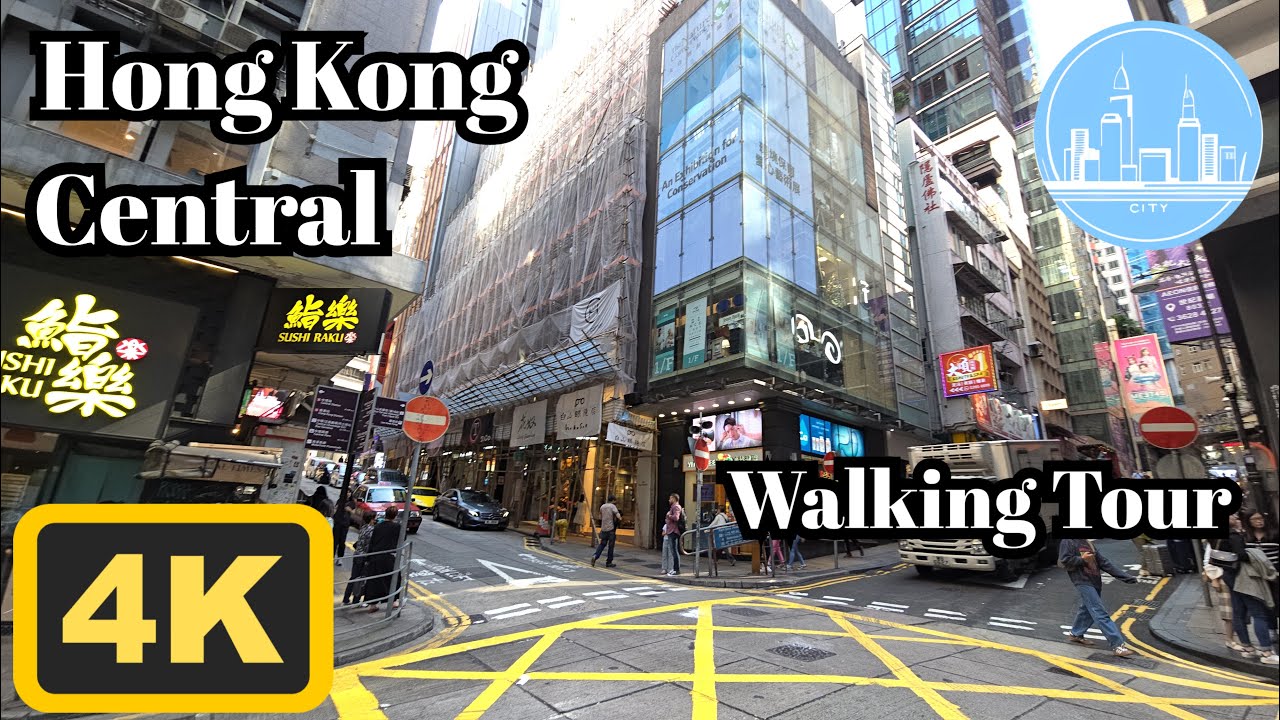 Walking in Hong Kong | 4K | Central | Walking Tour | ASMR | 2024/December