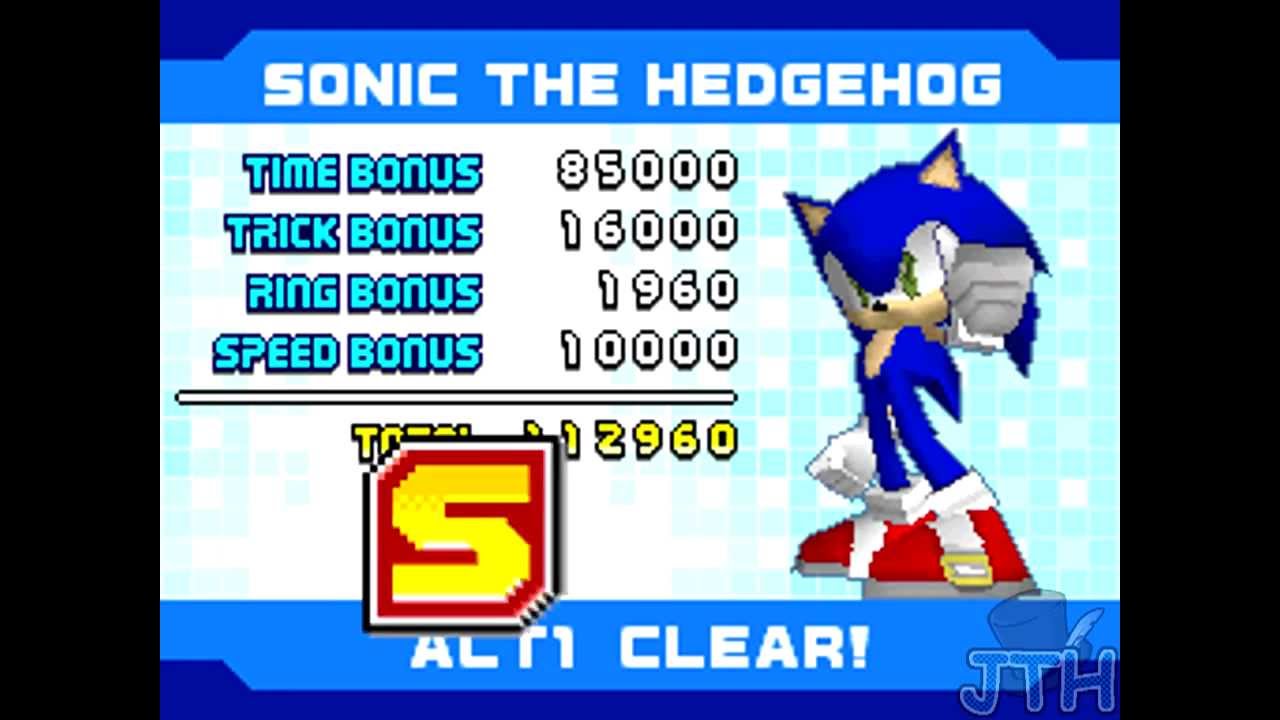 Sonic Rush - Water Palace S-Rank (Sonic - Act 1/Act 2/Boss)