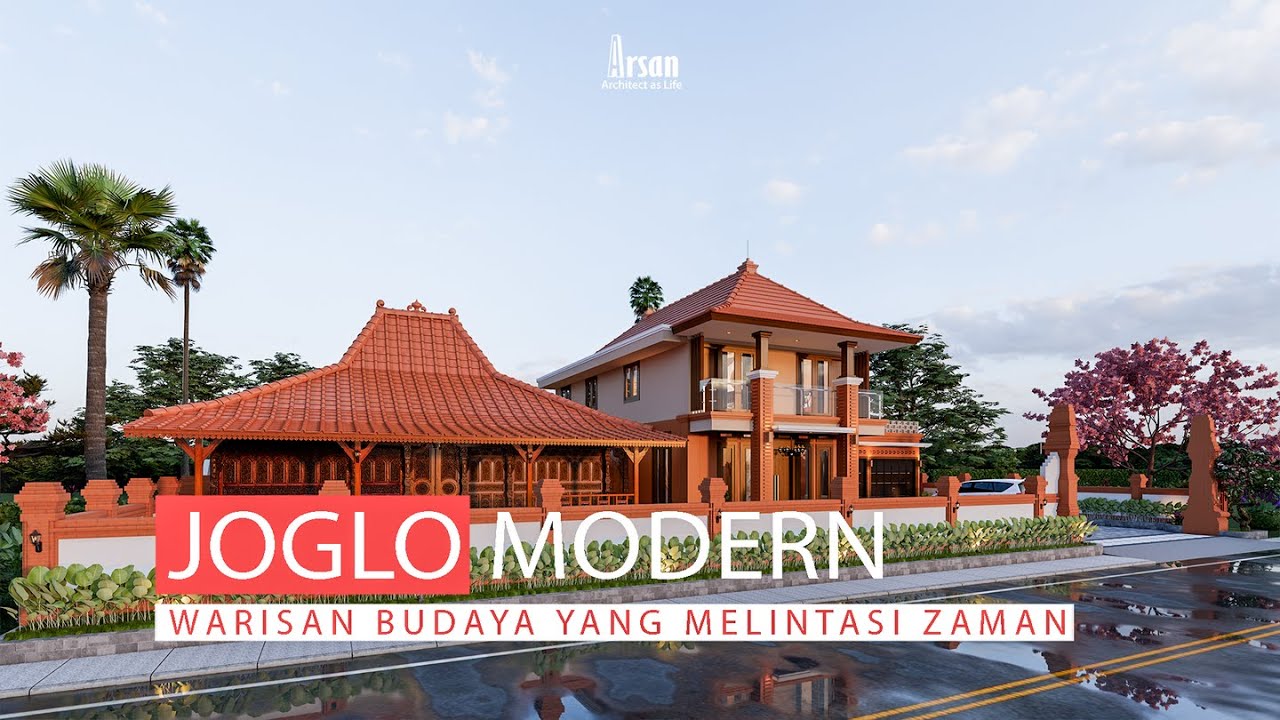 Desain Rumah Jawa Joglo 2 Lantai, Lengkap Dengan Pendopo