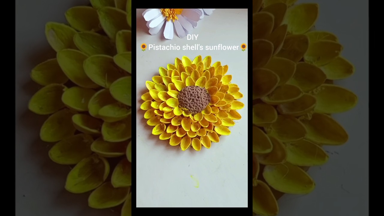 Pistachio Shell's Sunflower🌻|| DIY Home Decor 