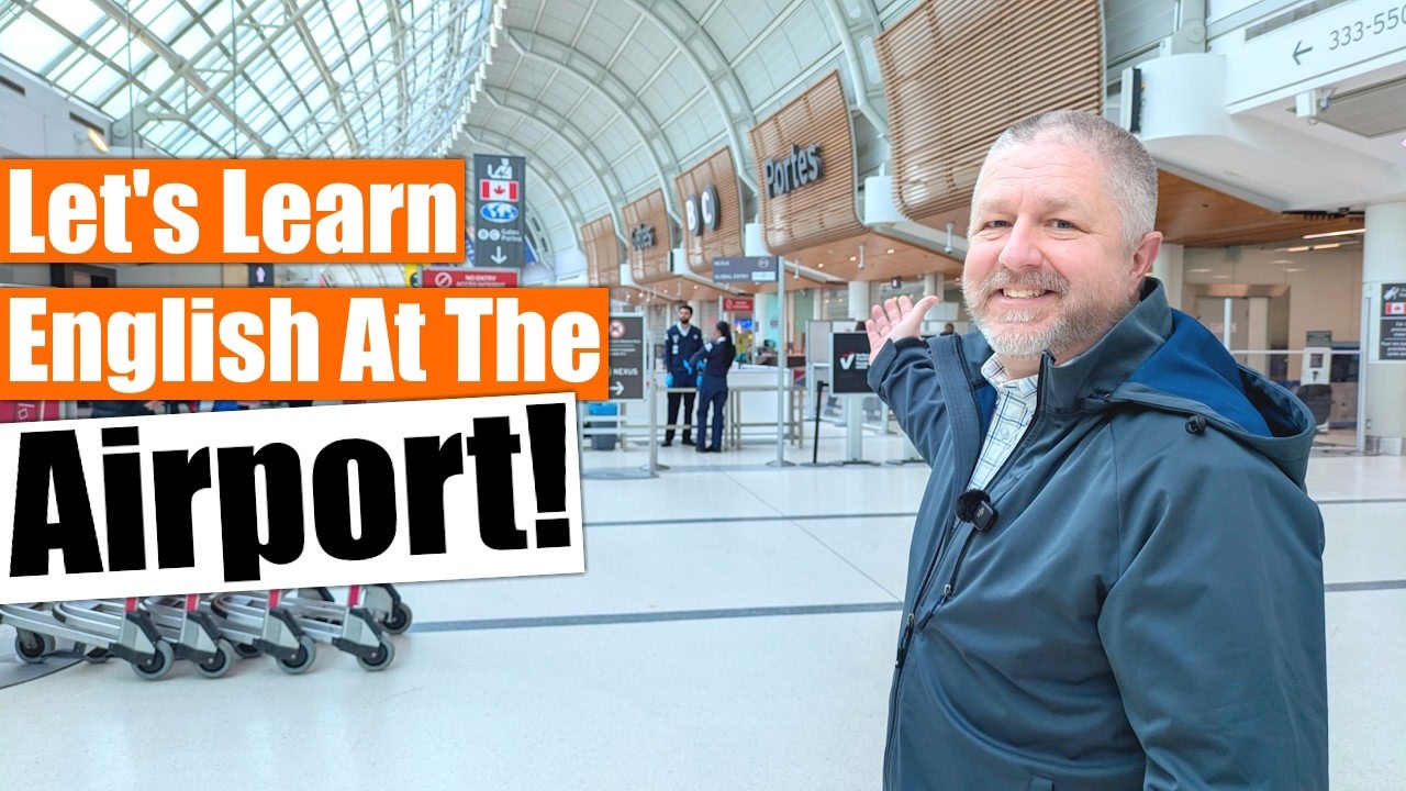 Let's Learn English at the Airport! ✈️👨&zwj;✈️🛩️