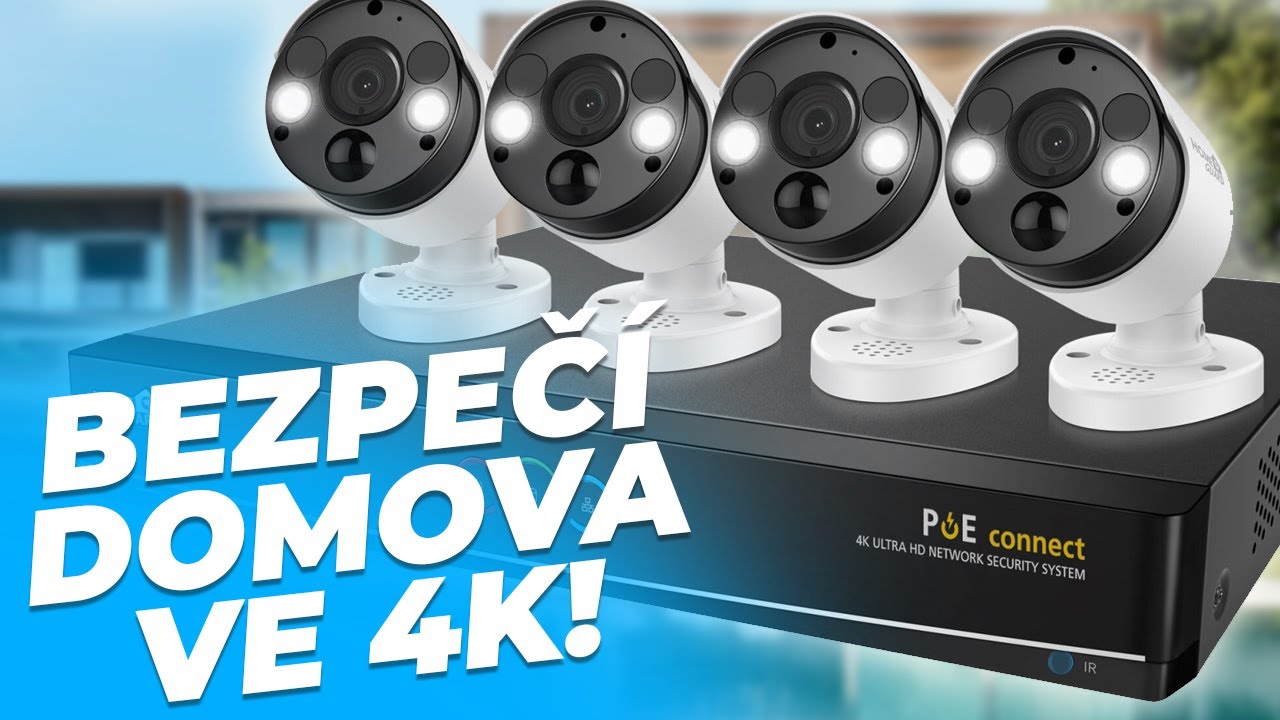 4K kamerový systém s tepelným i nočním viděním: iGET HomeGuard HGNVK84904! (RECENZE # 1389)