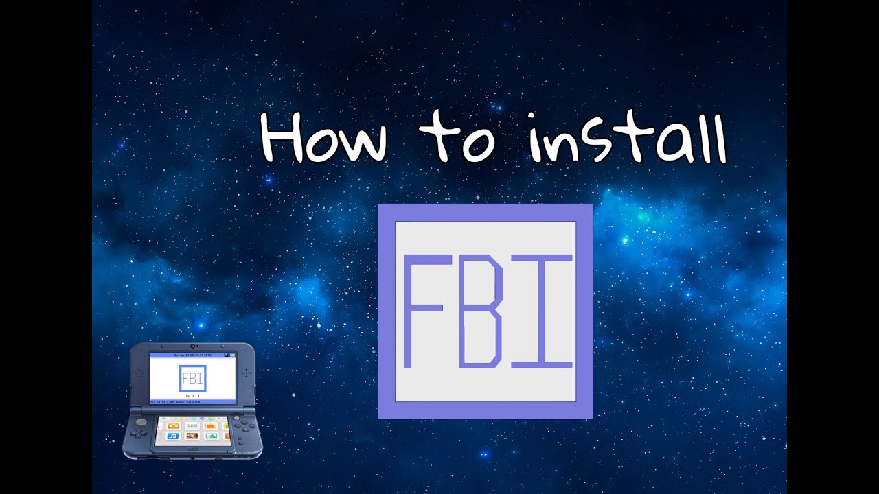 Как установить FBI при использовании CFW.
