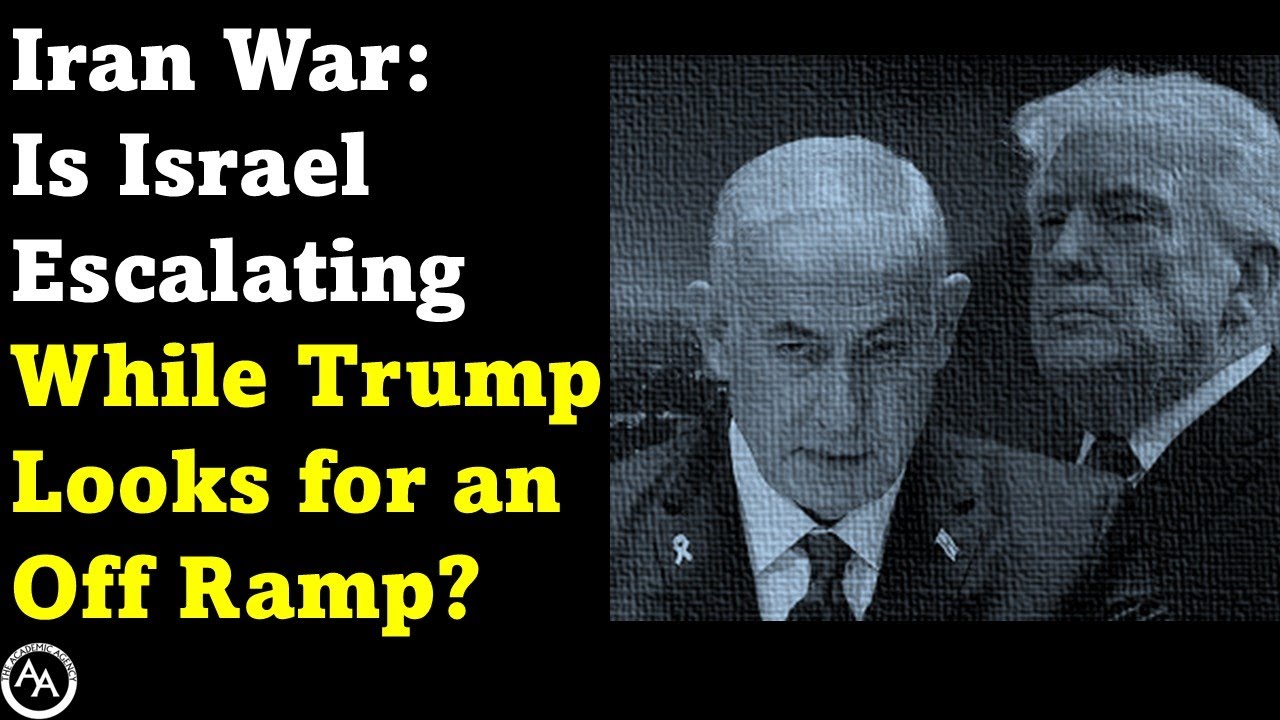 Office Hours: Iran War - Is Israel Escalating While Trump Looks for an Off Ramp?