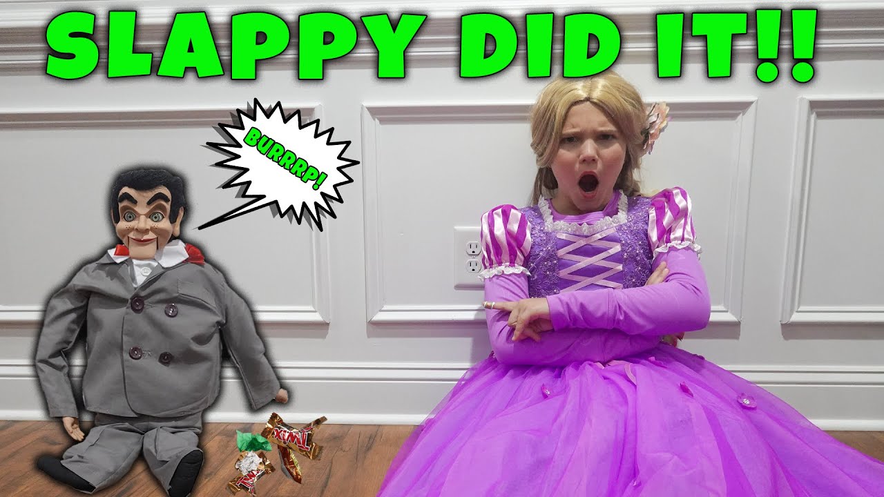 Slappy Took ALL My Halloween Candy! Slappy Did It Again!
