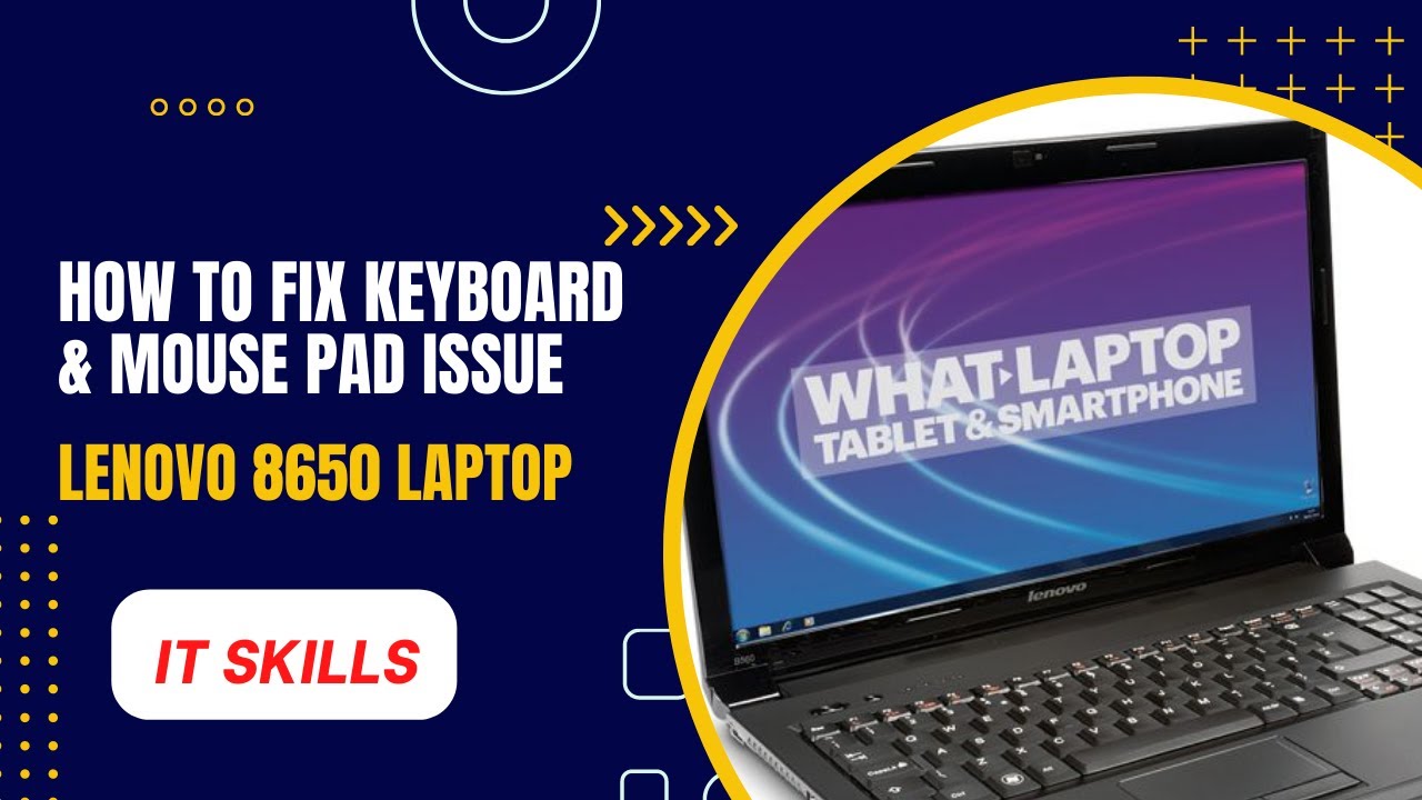 How to Fix Keyboard & Mouse Pad Issue in Lenovo 8659 Laptop- IT Skills