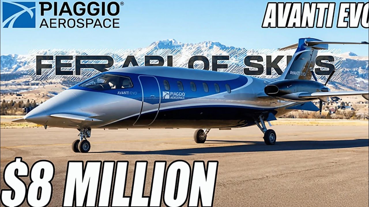 Inside the $8 Million Piaggio Avanti Evo: The 'Ferrari' of the Skies