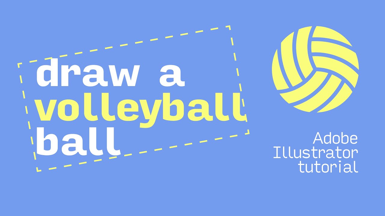 Draw a Volleyball ball using circles in Adobe Illustrator