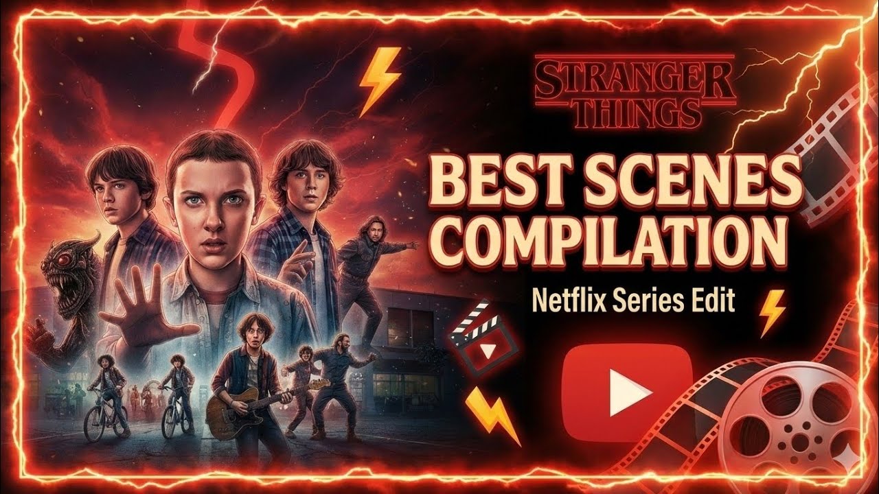 Stranger Things Best Scenes Compilation | Netflix Series Edit