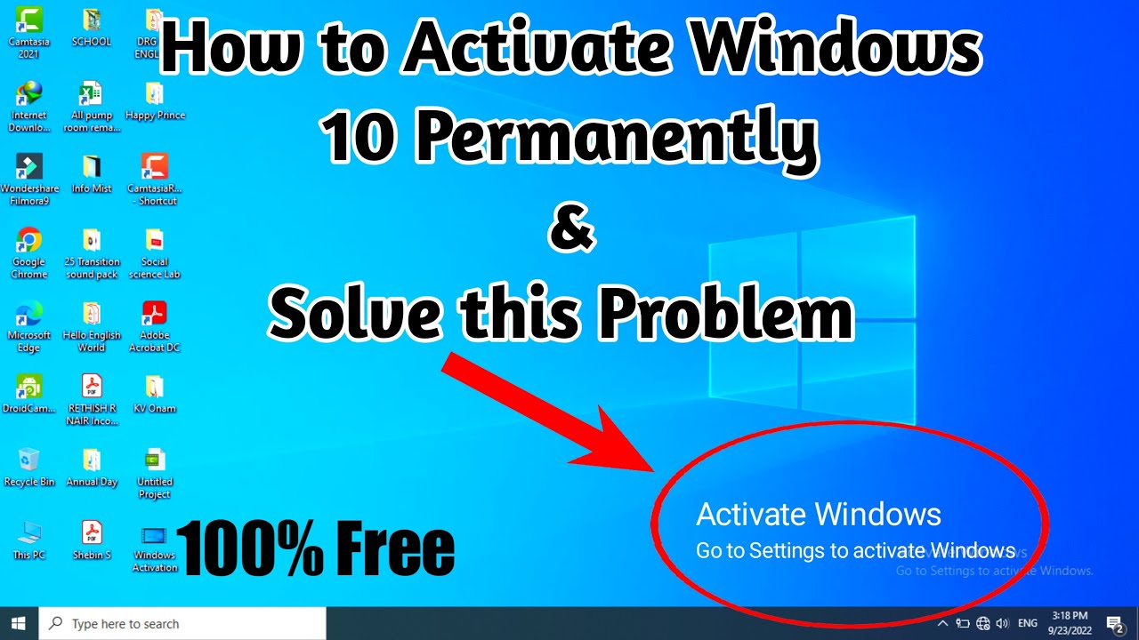 How To Activate Windows 10 Permanently For Free 2022 without any Software