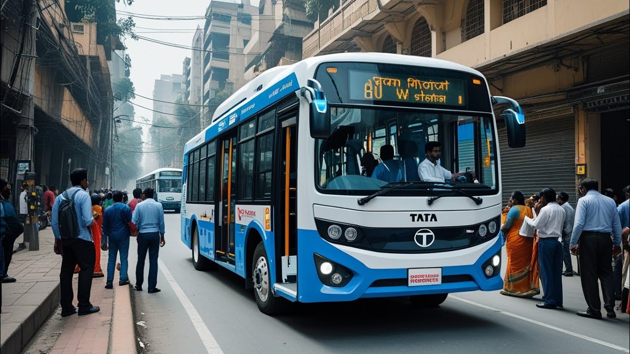 Tata Electric Bus ⚡ India Ka Future Transport! Zero Diesel, Silent Power & Full EV Review 😱