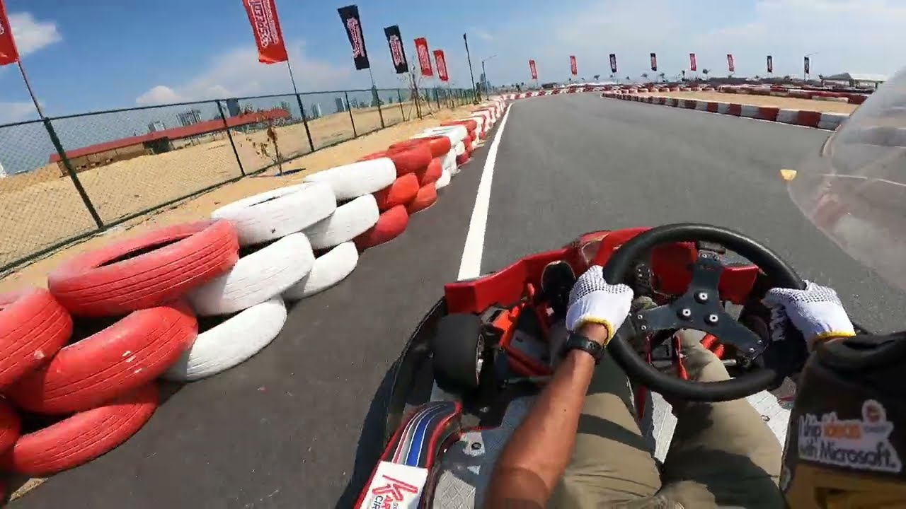 SpeedBay at Port City Go Kart Track Colombo first drive - Part 1 Sri Lanka GoPro Hero 9 Onboard