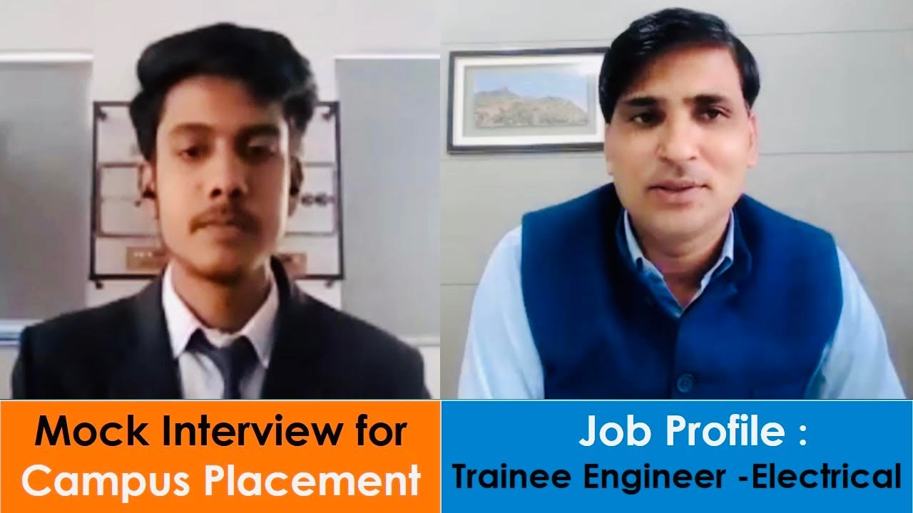 Electrical Mock Interview I Fresher&rsquo;s Job Interview for Campus Placements I Arvind Singh Pemawat