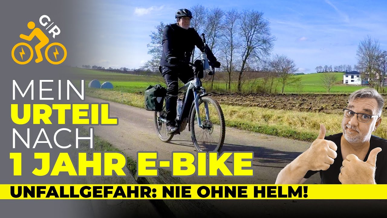 Nach 1 Jahr mit dem E-Bike: mein Urteil // Sicherheit: Nie ohne Helm!