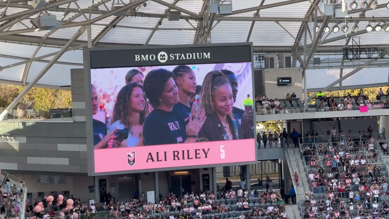 Angel City FC’s defender and first ever captain Ali Riley retirement ceremony. Full Video 