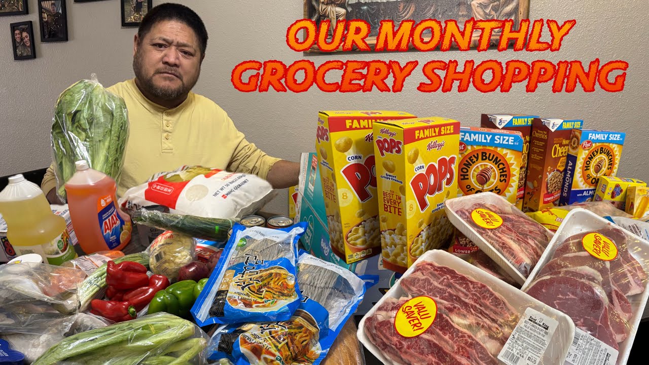 OUR MONTHLY GROCERY HAUL 