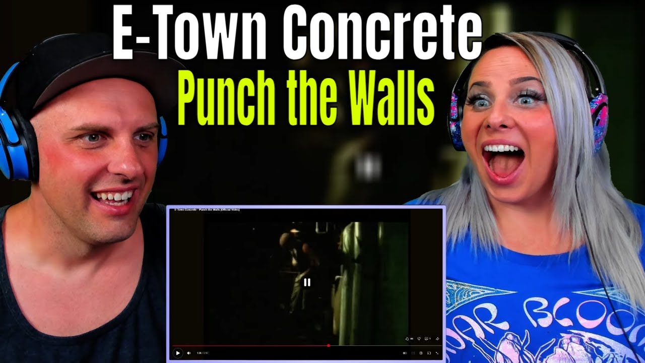 Reaction To E-Town Concrete - Punch the Walls [Official Video] THE WOLF HUNTERZ REACTIONS