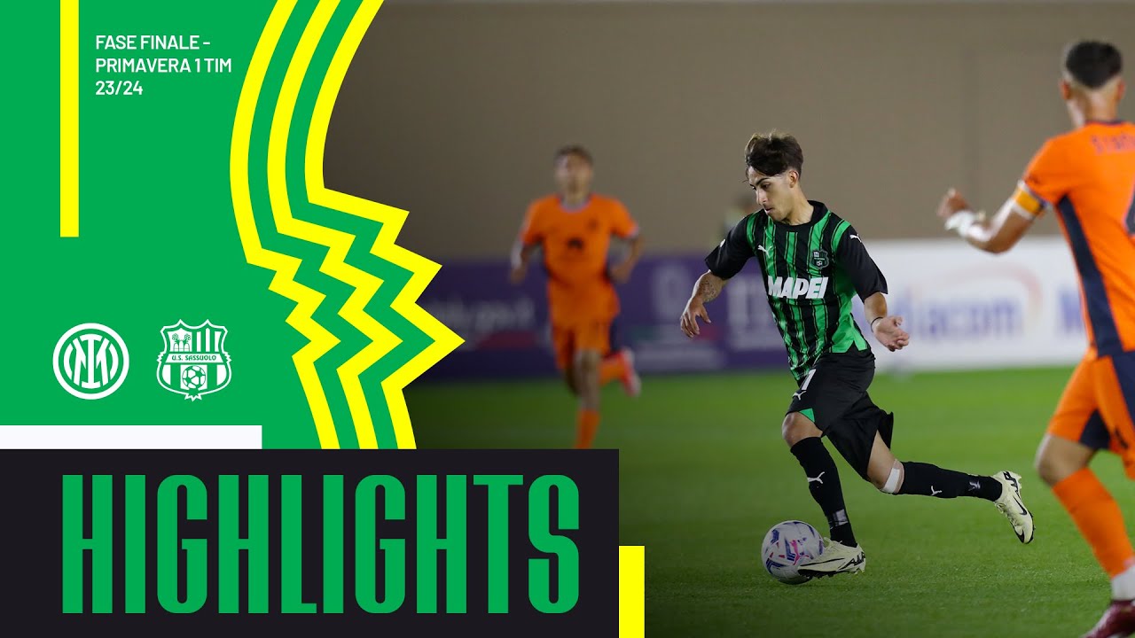 Fase Finale Primavera 1 TIM: Inter-Sassuolo 1-3