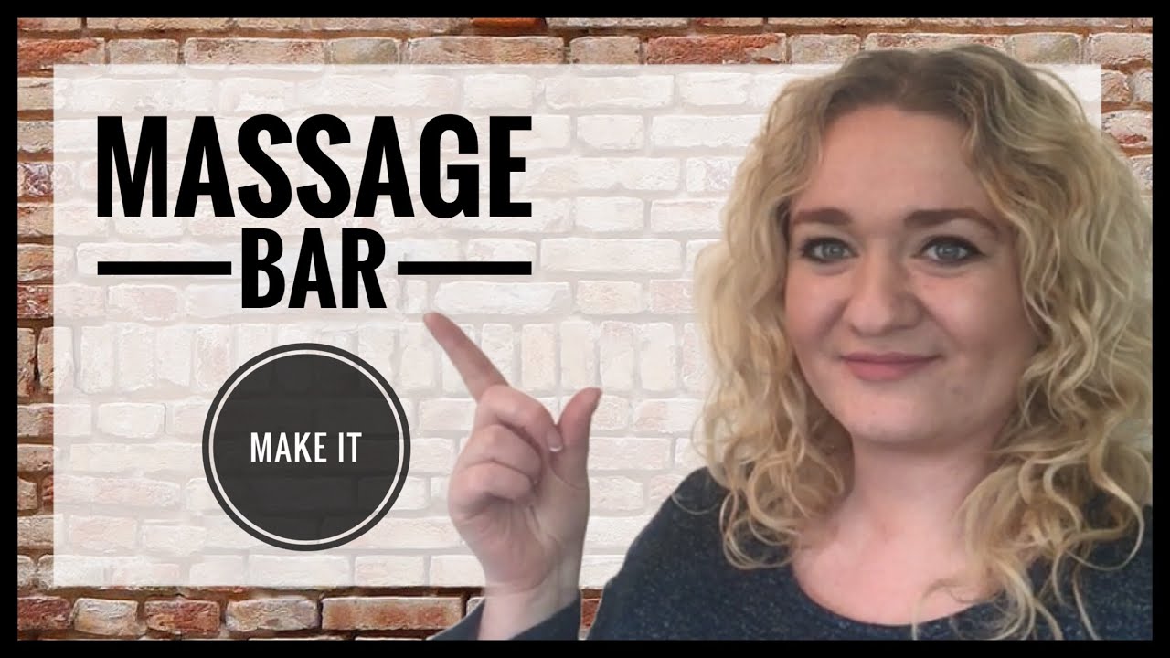 How To Make A Massage Bar - DIY Aromatherapy Massage Bar