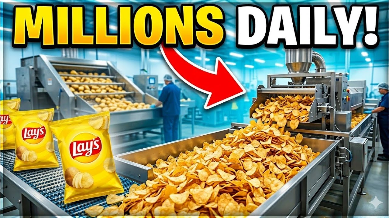 Inside the Lay’s Chips Factory – Millions Made Every Day 🍟