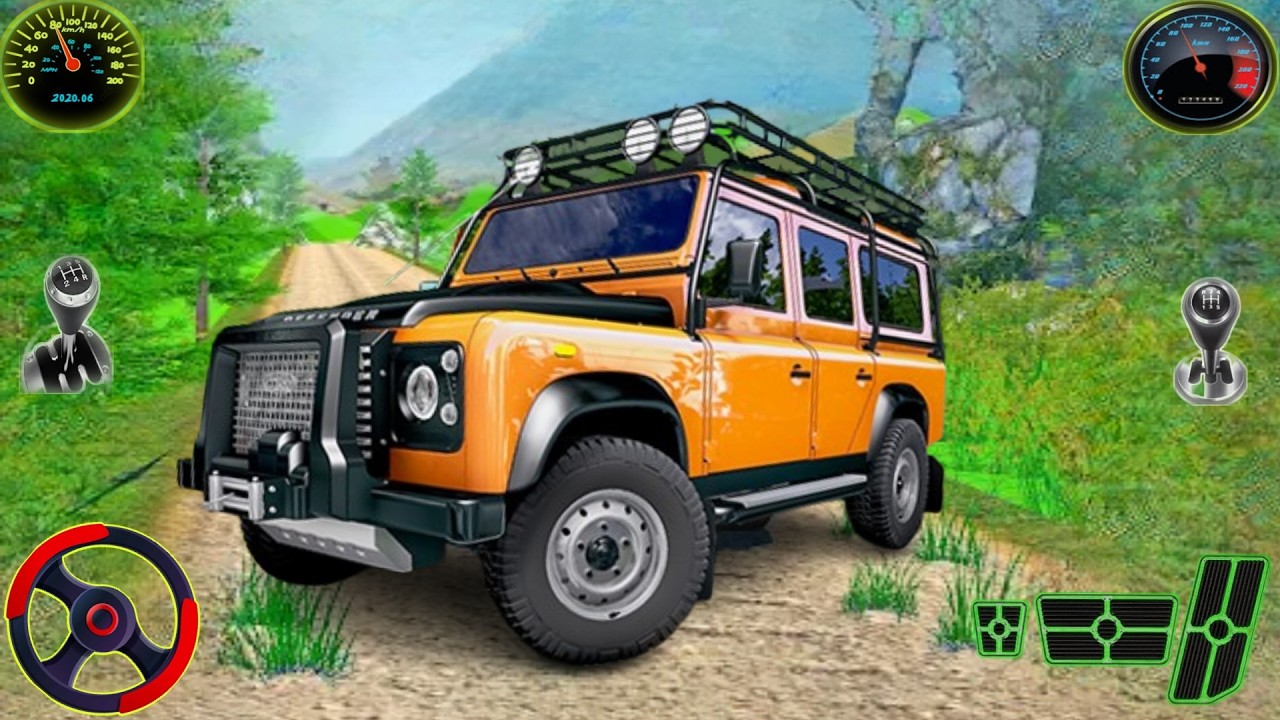 Offroad SUV Jeep Simulator Gameplay 🚙 Offroad Jeep Driving 3d 🚗 Aleen Gamerz 🇧🇪