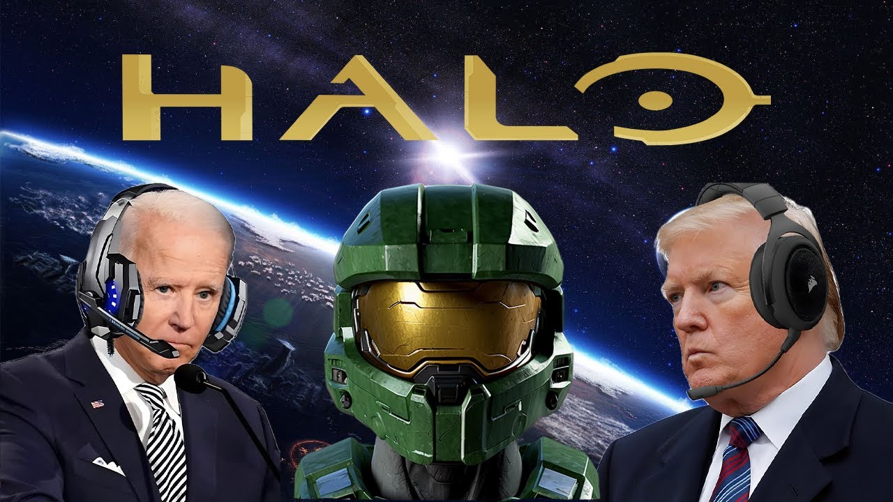 US Presidents Play Halo Feat. MASTER CHIEF!