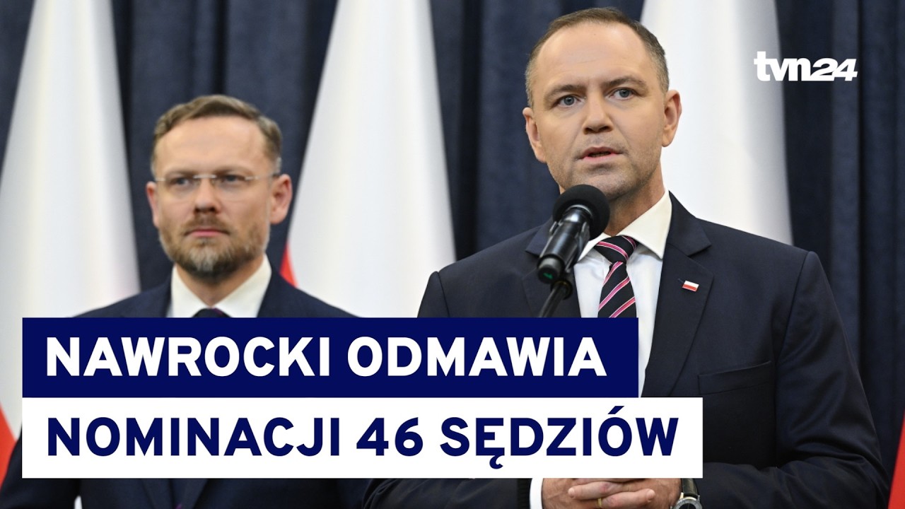 Prezydent blokuje nominacje sędziowskie @tvn24