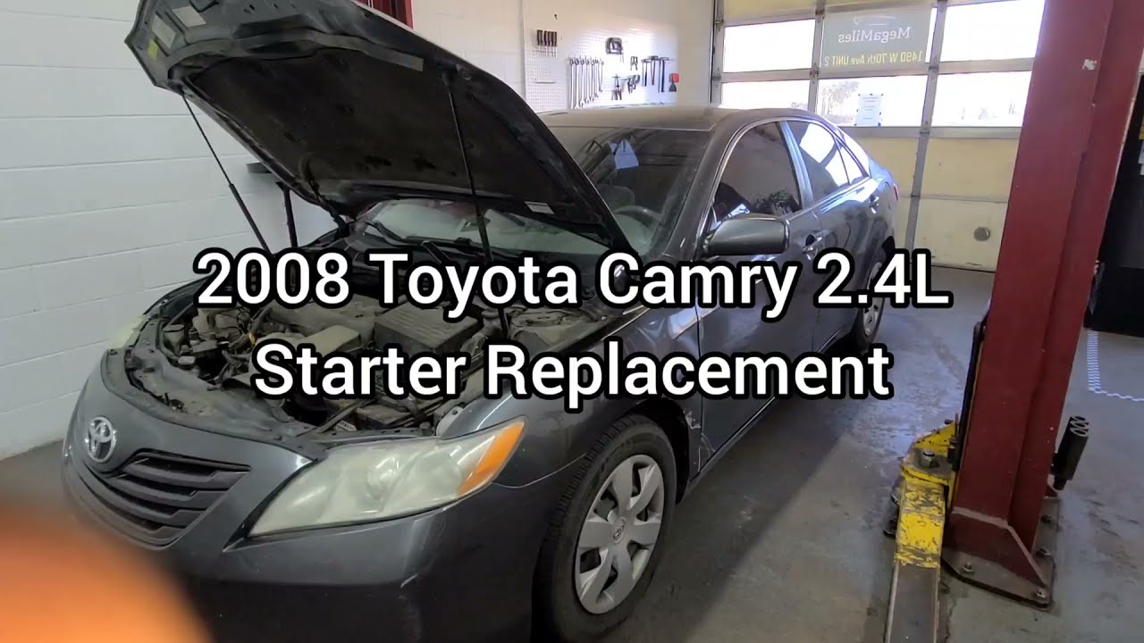 Starter on a 2008 Toyota Camry