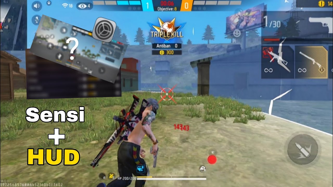 New Best Sensitivity & HUD Code 🎯🔫 | Free Fire Highlights