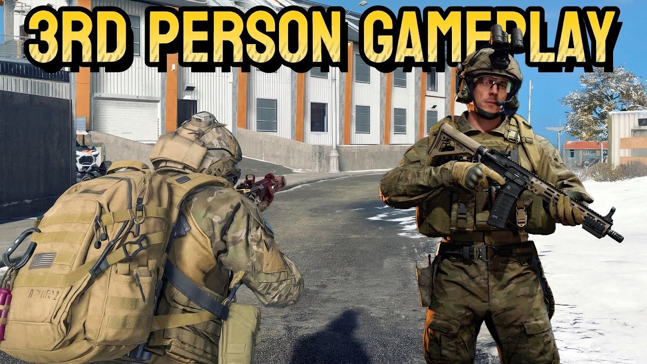 REALISTIC US MILITARY OPERATOR! | Warzone 3rd Person Gameplay [4K PS5 PRO]