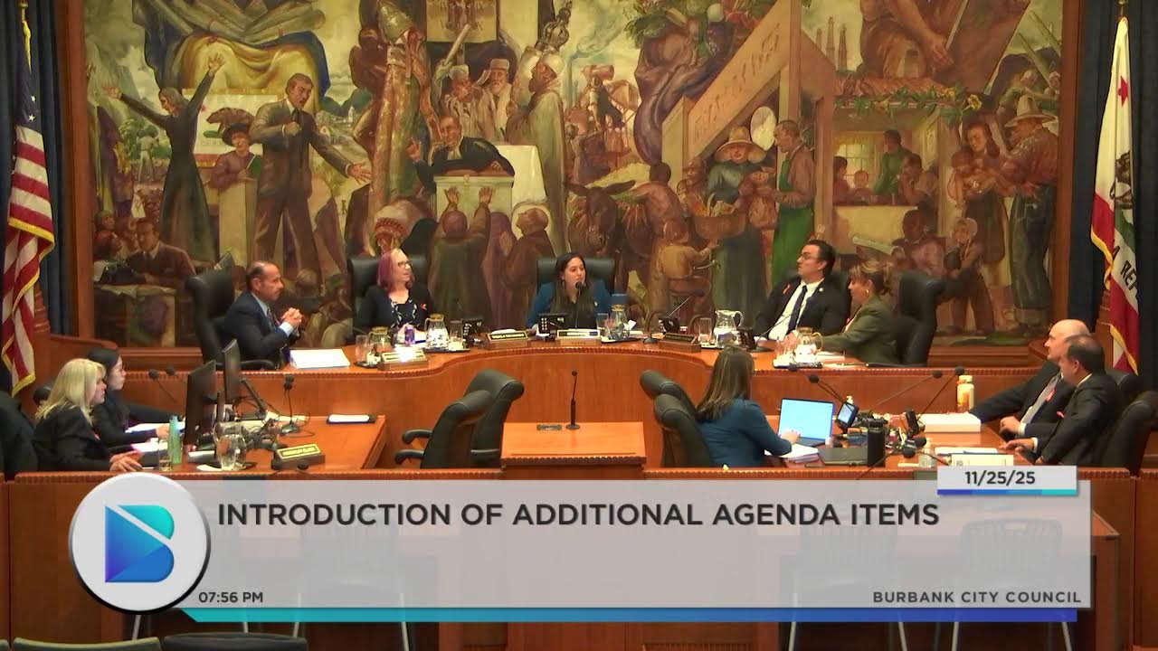 Burbank City Council Meeting - November 25, 2025