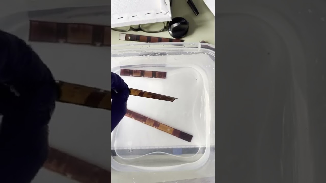 Restore old film negatives - Part2 - Washing the film