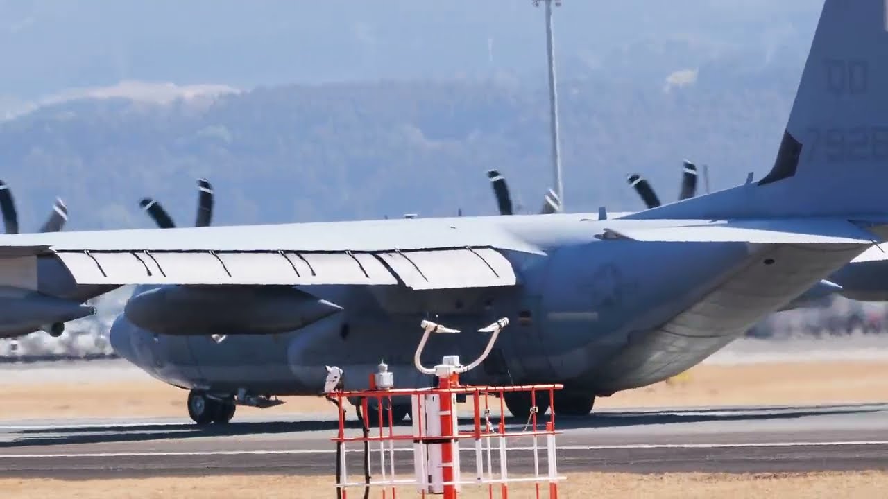 戦術輸送機C 130ハーキュリーズも来た！The C 130 Hercules has also come to Kumamoto!