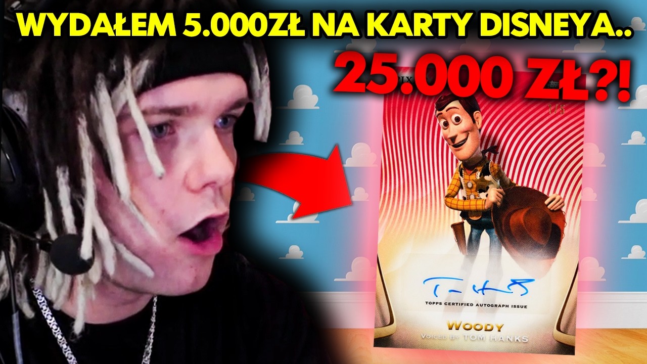 WYDAŁEM 5000 ZŁ NA KARTY DISNEYA&hellip; CZY TRAFIĘ CHUDEGO ZA 25 000 ZŁ?!