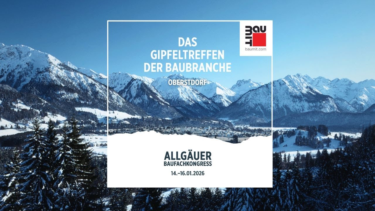 Allgäuer Baufachkongress 2026 in Oberstdorf | Baumit
