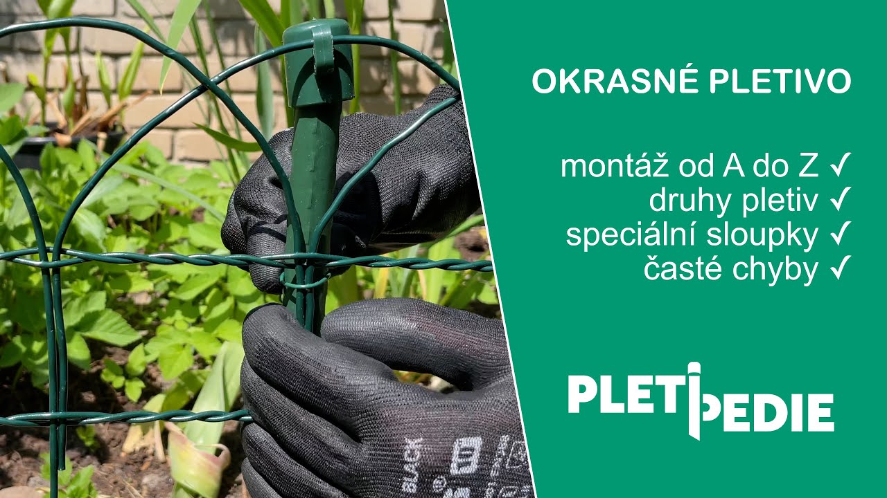 Okrasné pletivo na zahradu (oplocení záhonů) – jak na výběr i montáž [4K] | Pletipedie.cz