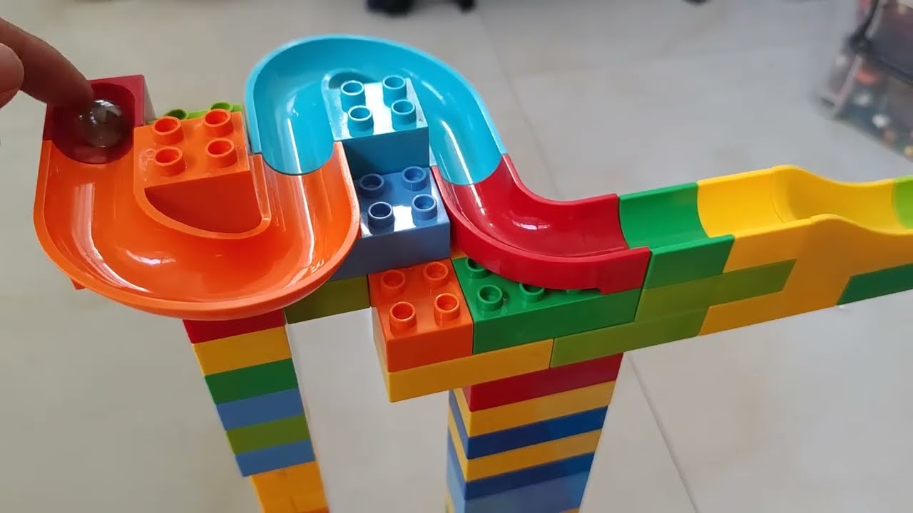 fun marble run building blocks puzzle race track Building Blocks Puzzle Race Track Marble Run